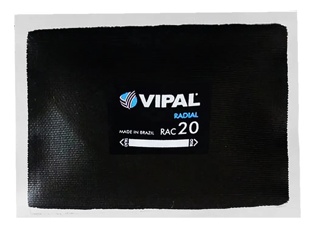 Kit Manchão Frio Vipal RAC20 para Reparo de Pneu 120x80mm com 4 Unidades