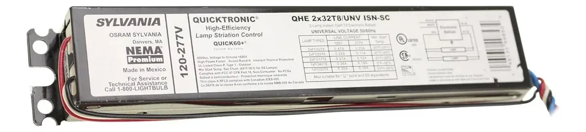 Reator eletrônico fluorescente para 2 lâmpadas 32w