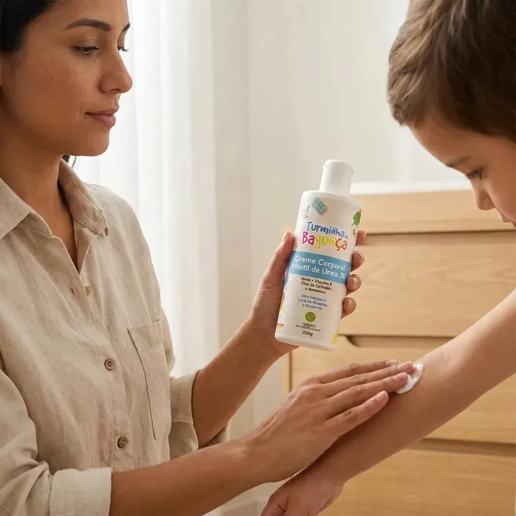 Creme Infantil Ureia 3% Turminha Da Bagunça 230g | creme hidratante infantil corporal | Vegano e Hipoalergênico