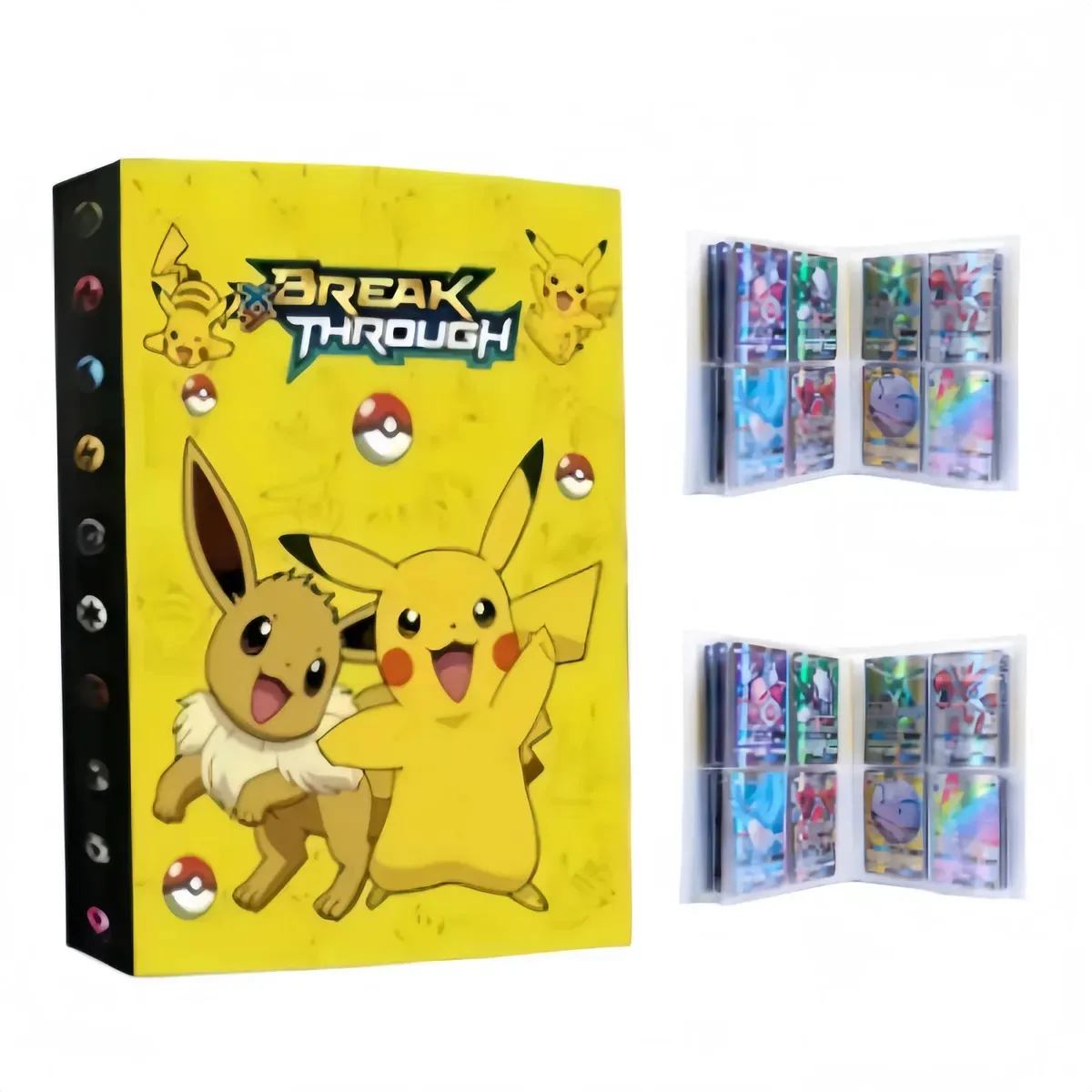 Álbum Oficial Pokémon Pikachu E Eevee - Pasta Porta Cartas