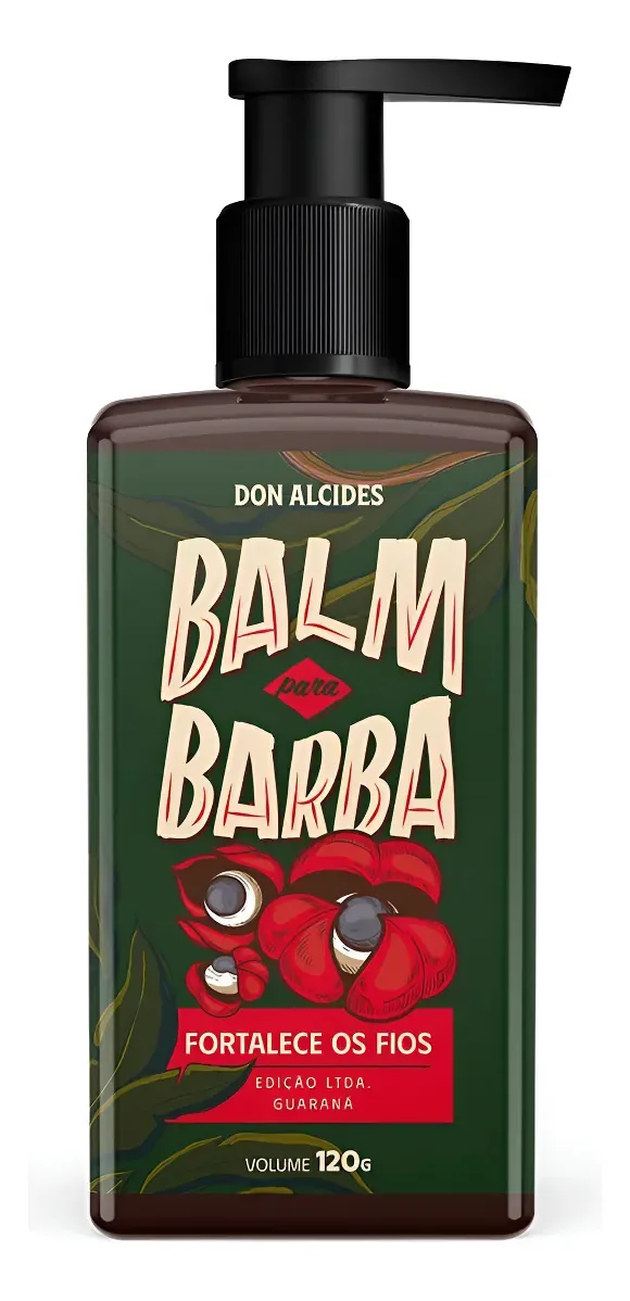 Balm Hidratante Para Barba 120g Guarana Don Alcides