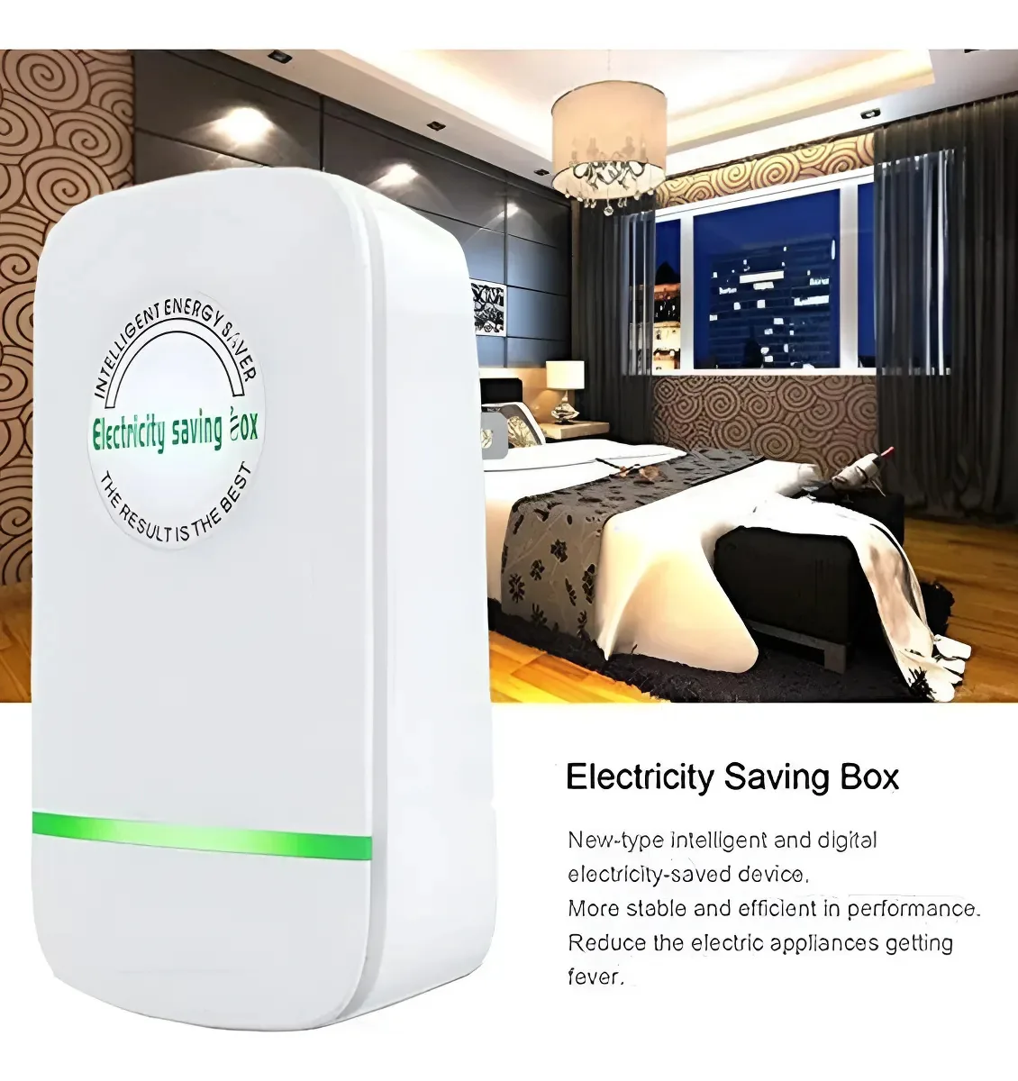 Caixa de poupança Dispositivo de redução de consumo de energia elétrica Color Us Plug
