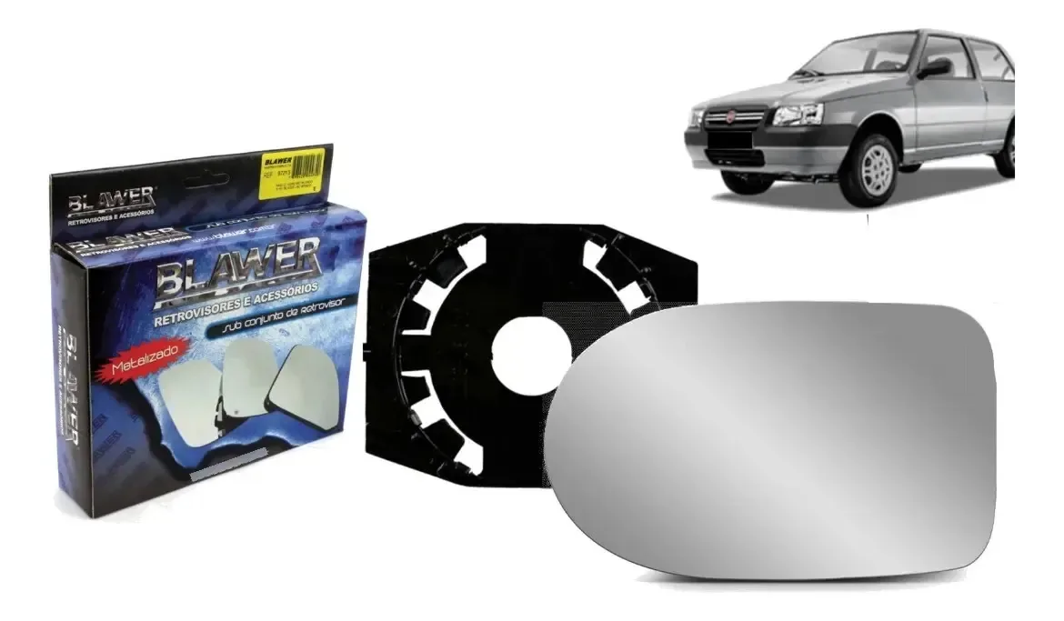 Vidrios De Espelhos Lateral Para Carro/caminhonete Blawer 97112