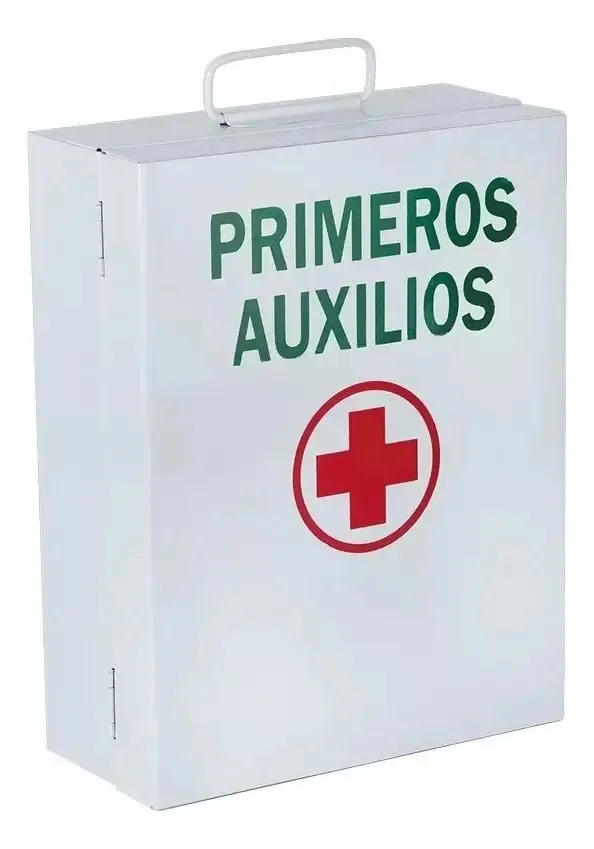 Kit de primeiros socorros de metal vazio 37 x 27 x 12 CC