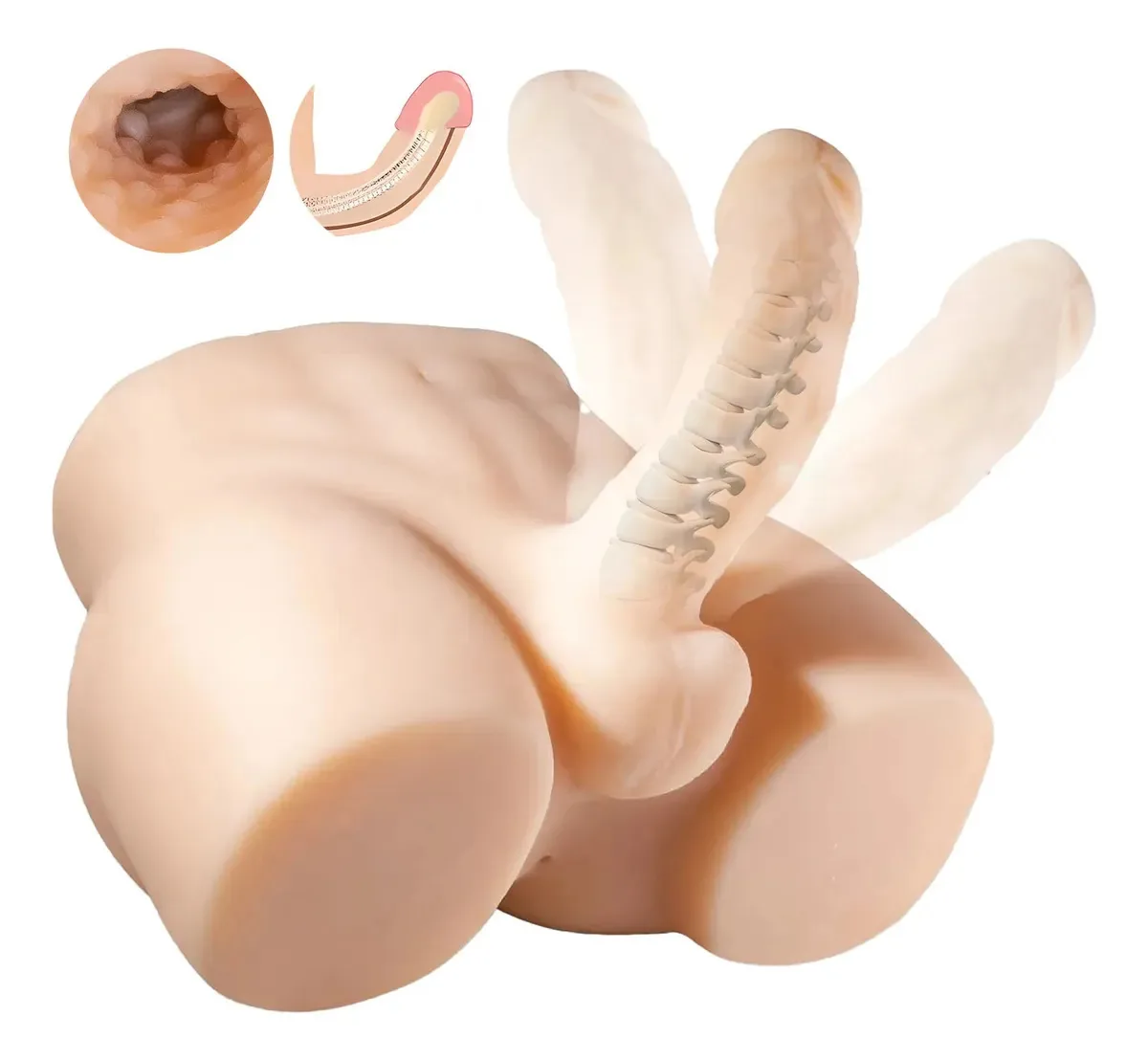 Boneco sexual Youmi Muñeca sexual - Tom de pele médio