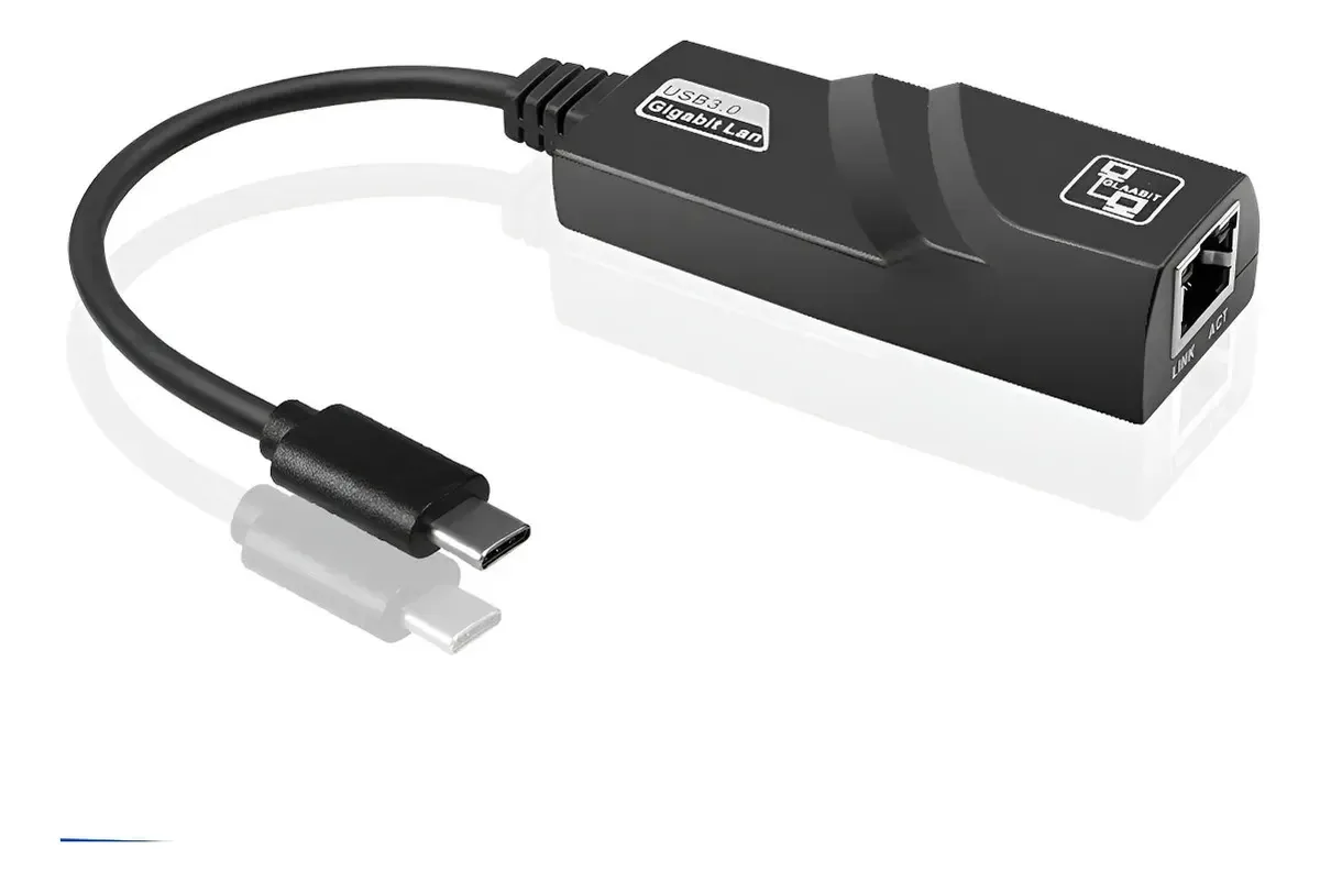 Adaptador USB Tipo C para Ethernet RJ45 Gigabit Kuulaa