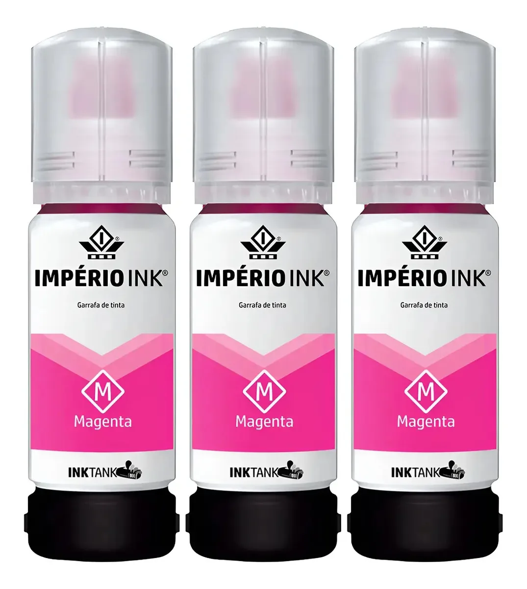 3 Tintas Para Epson L3250 L3150 L3210 L3110 L5190 L5290 T544 Tinta Magenta