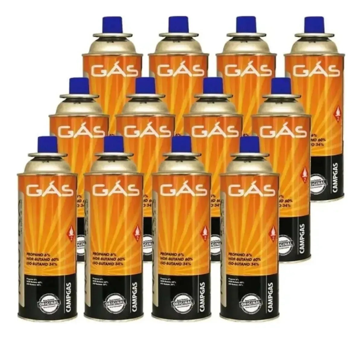 Refil De Butano Para Maçarico Profissional 227g 12 Refil