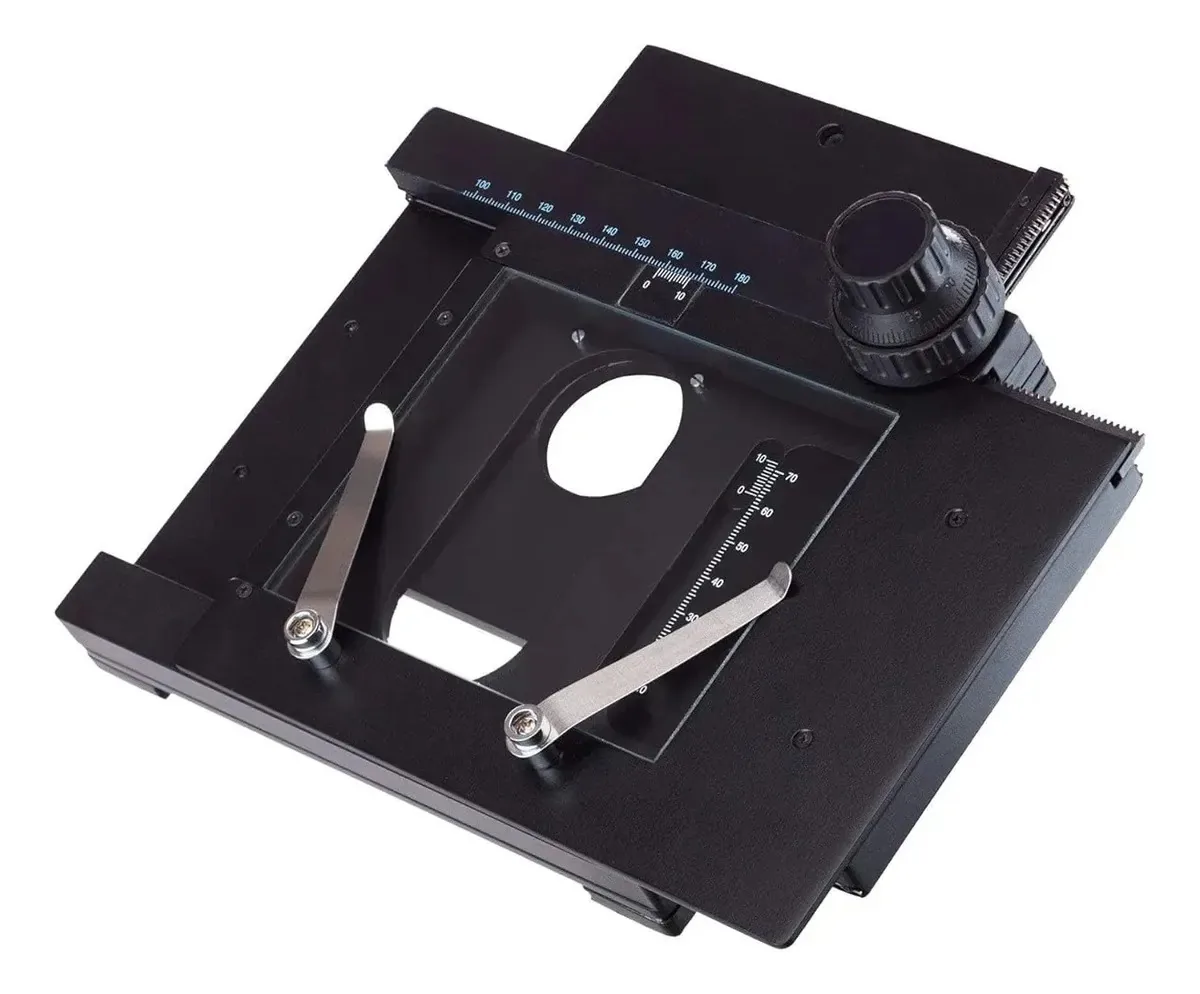 Mesa deslizante X-y para microscópios - Precise Inspection Black