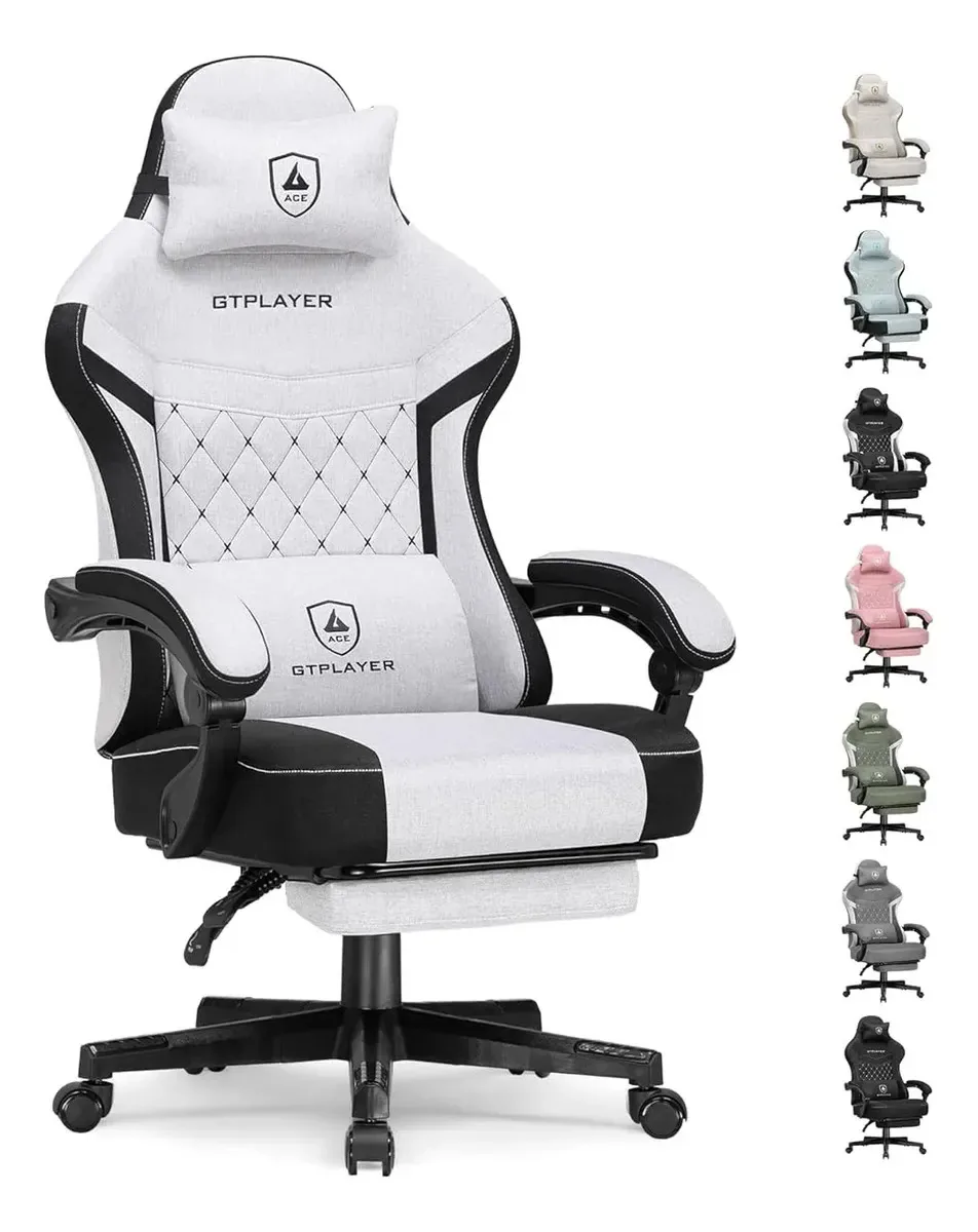 Cadeira ergonômica para jogos e escritório com apoios de braços