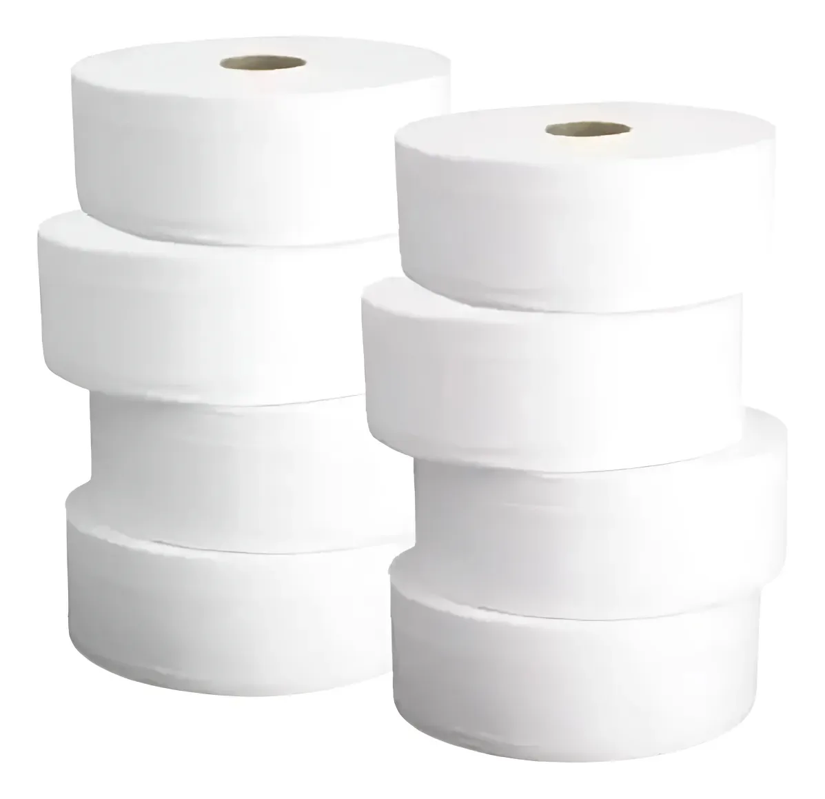 Papel Higienico Rolão 300 Metros 8 Rolos Branco Dispenser