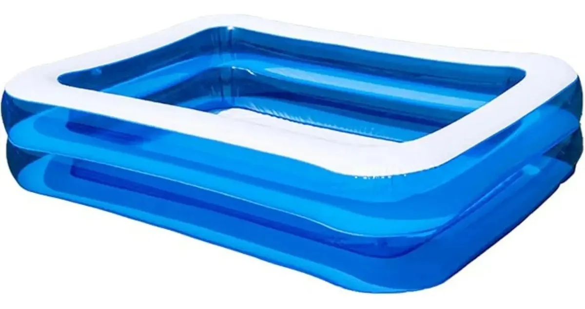 Piscina inflável familiar 200x150x50cm azul