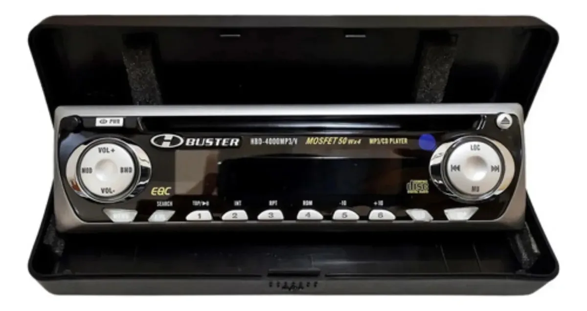 Frente Som Automotivo H-buster Hbd-4000mp3/v + Case