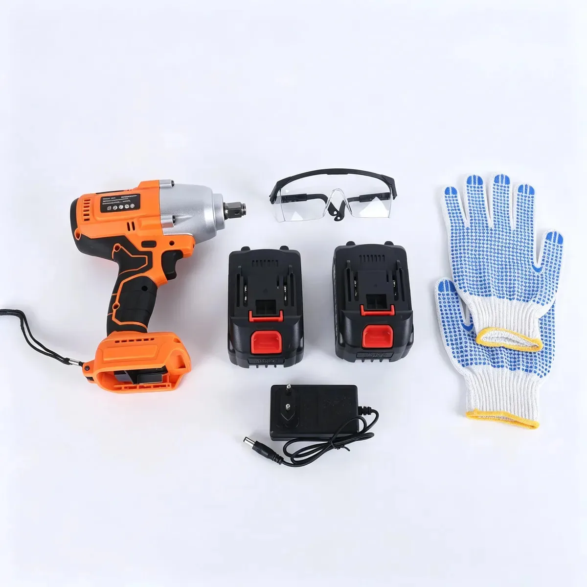 Chave de Impacto a Bateria SOLID DOCTOR 21V, 550Nm, Kit Completo para Automotiva e Mecânica com 2 Baterias e Soquetes