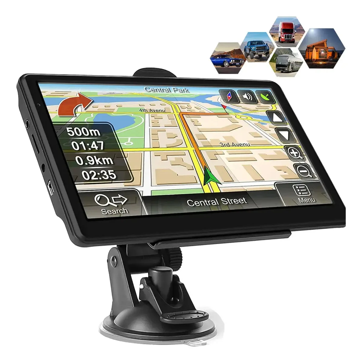 Navegação Gps Para Carro Caminhão Com Tela Sensível