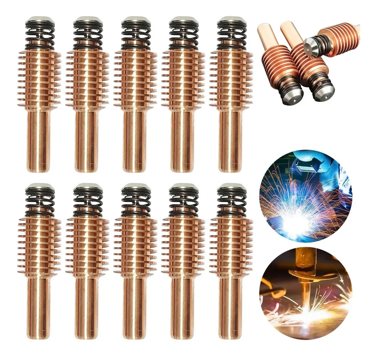 Eletrodo Para Corte Plasma Mola 220842 Tocha 10pcs