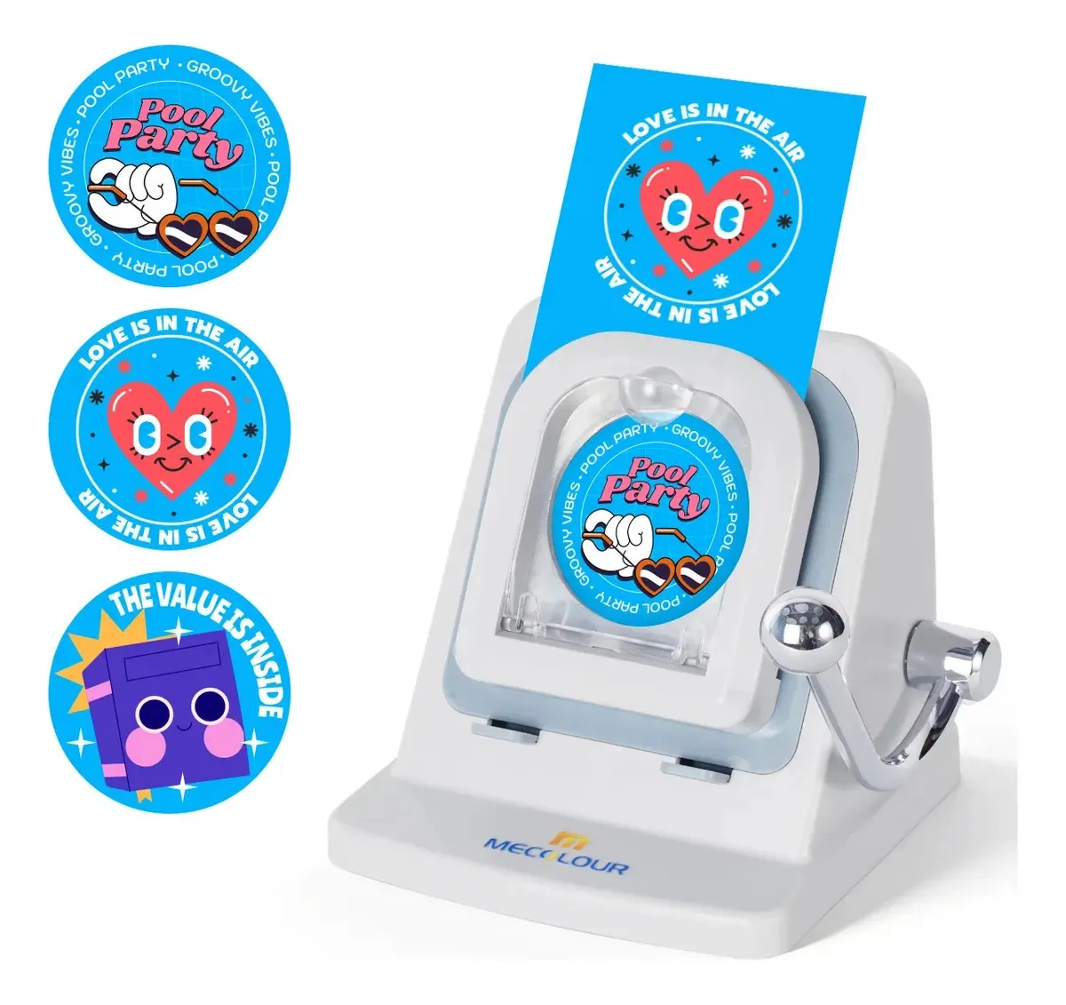 Cortador Manual De Cartão Pvc Mecolour Preciso 54mm