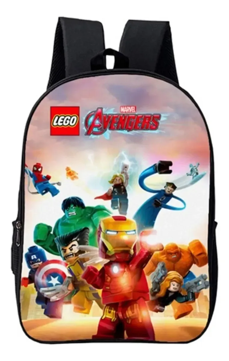 Mochila Bolsa Estampa Premium Brinquedos De Montar Lgg Cor Ms0281