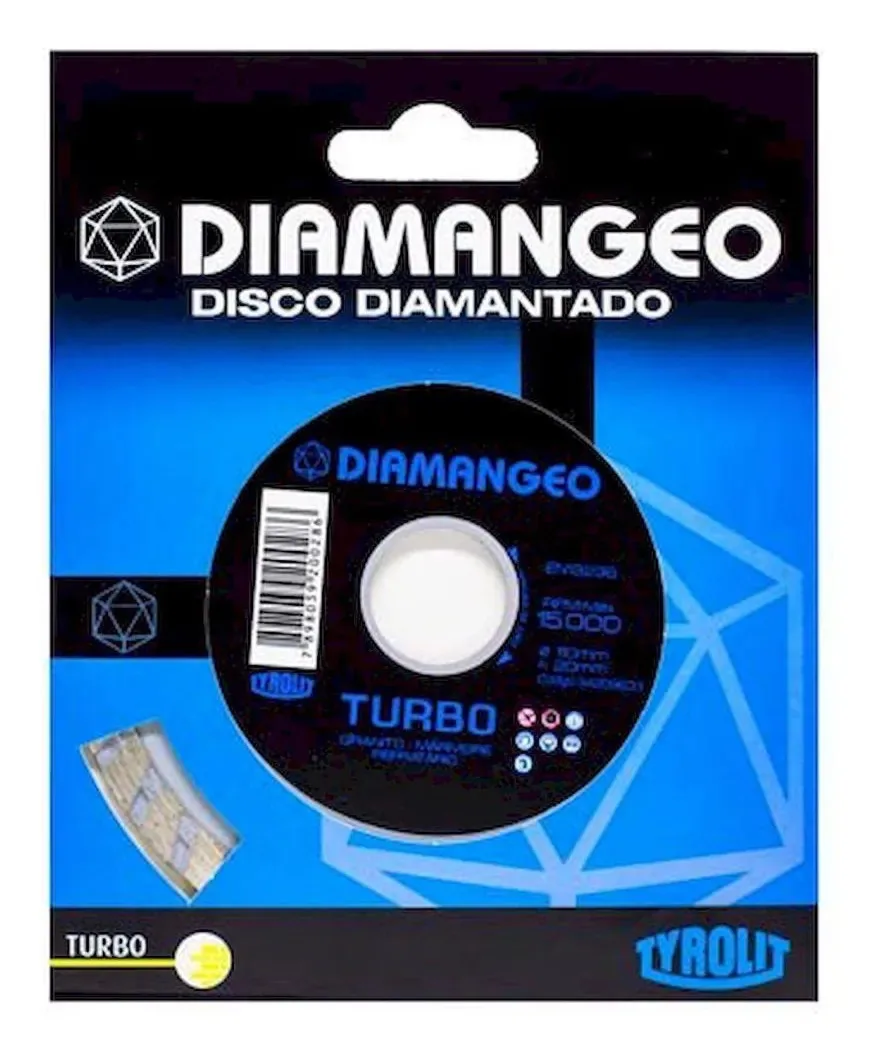 Disco Turbo Diamantado Diamangeo - Tyrolit