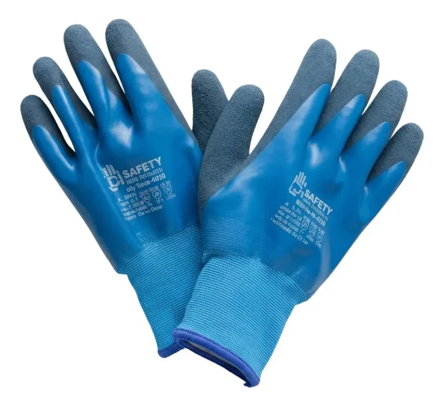 Luva Térmica Poly Term Frio E Calor Frigorífico -30 A 250°c Azul