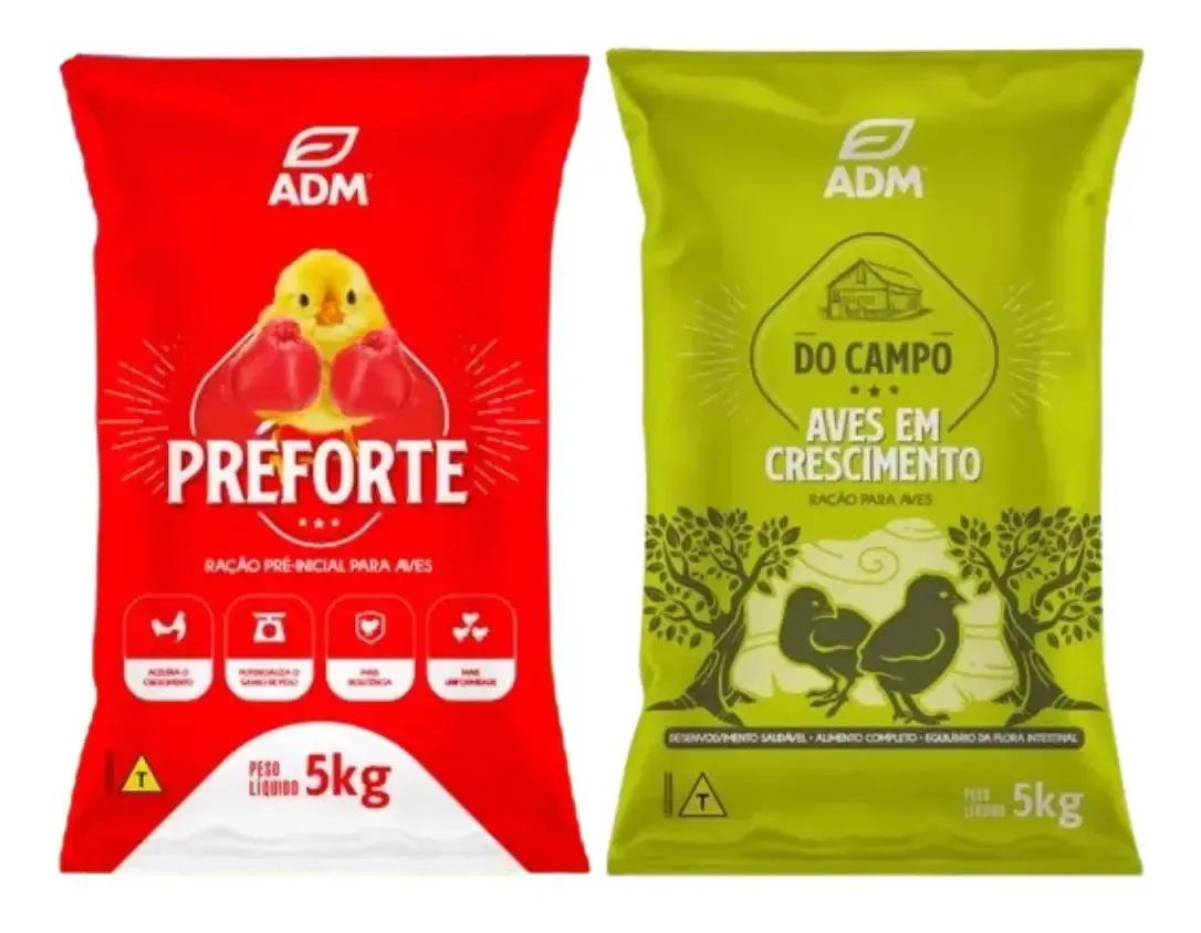 Kit Presence Preforte Aves 5kg -pintinho+aves Em Crescimento