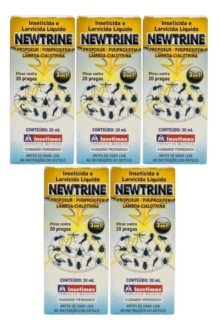 Kit 5x Newtrine 30ml Inseticida