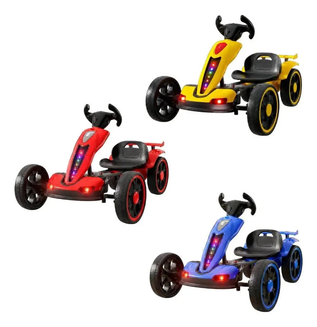 Mini Kart Elétrico Go Infantil 6v Bang Toys Vermelho