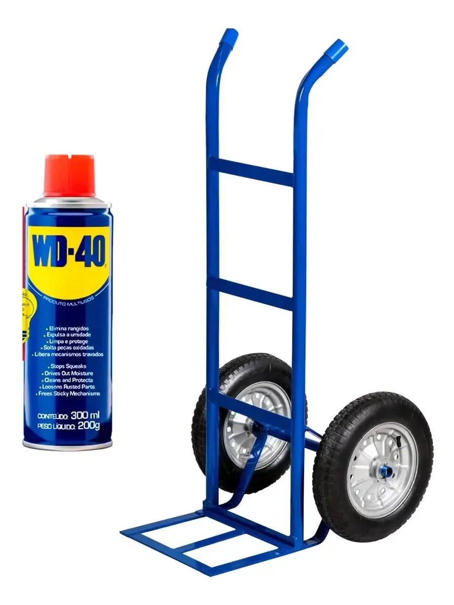 Carro Armazem Carga 200kg + Lubrificante Wd40 300ml