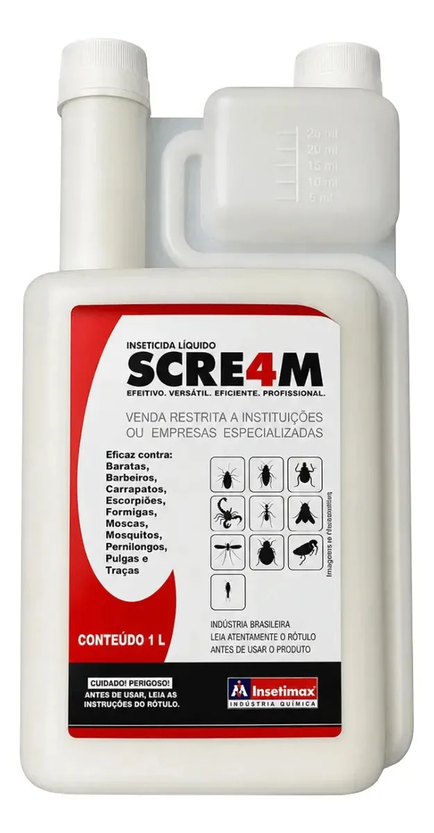 Inseticida Scre4m Insetimax 1000ml Contra Escorpião