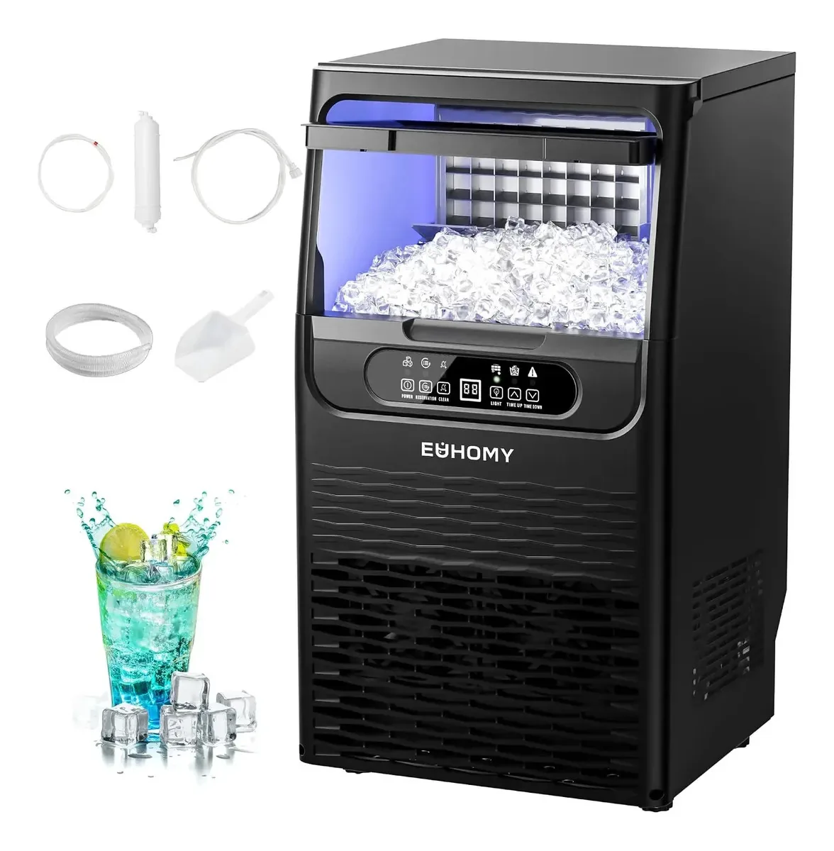 Máquina de gelo Euhomy Cim011 70bl 70 libras