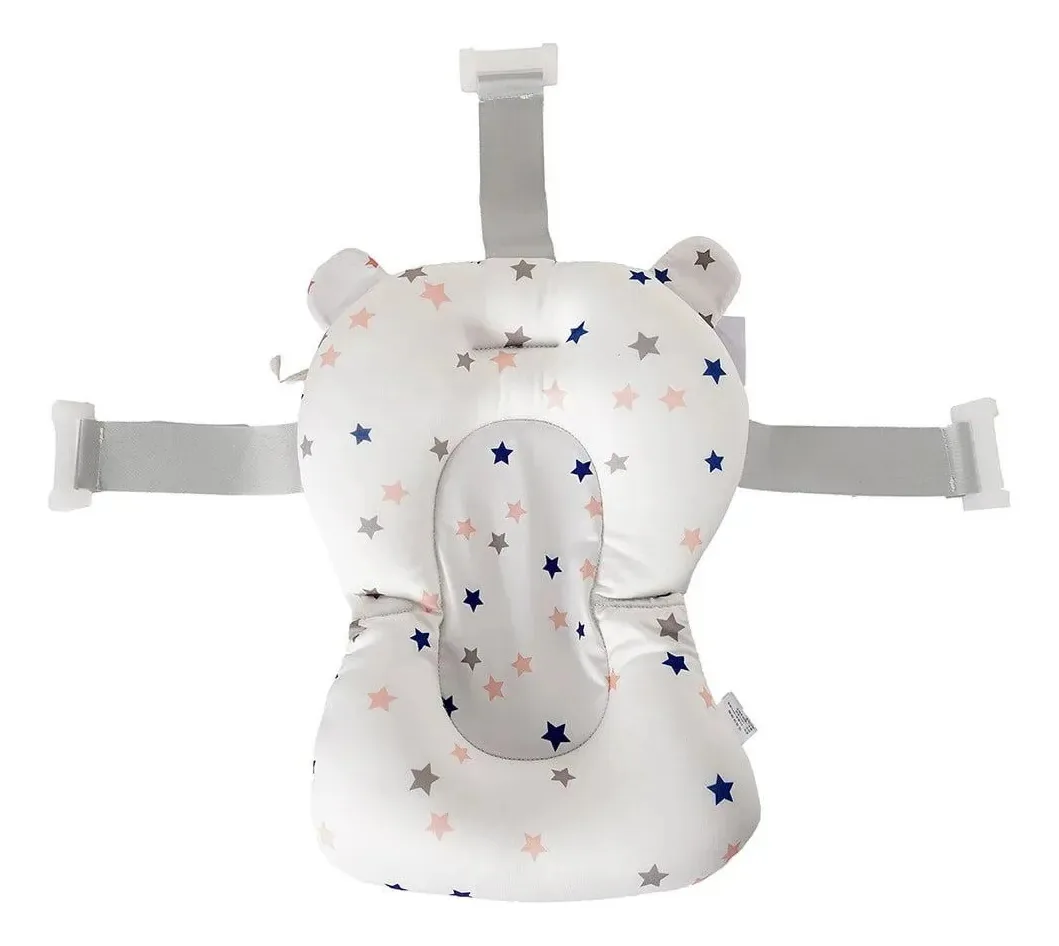Almofada de banho White Baby Rabbit com estrelinhas
