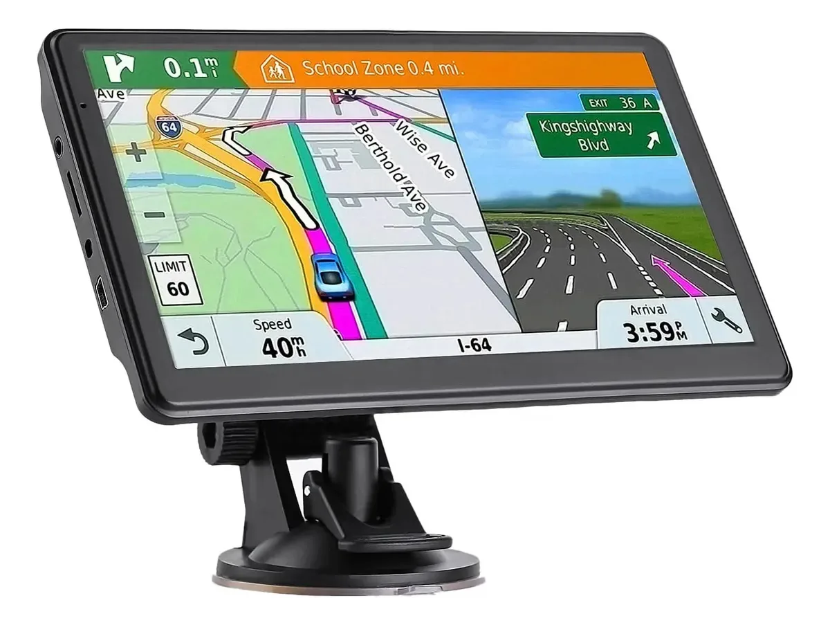 Wenotk - Sistema de Navegação GPS para Carros, Tela Sensível ao Toque de 7 Polegadas com 2024 Mapas dos EUA, Canadá e México, Sistema de Navegação GPS para Caminhões, Veículos Recreativos,...