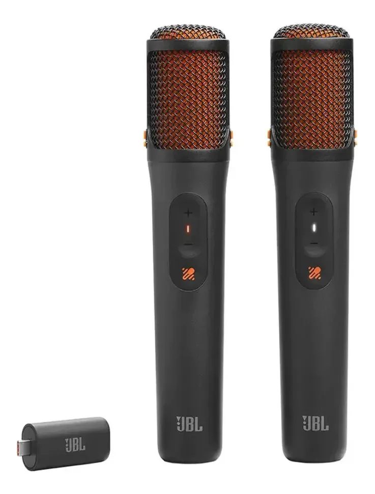 2 Microfones Easysing Mics Sem Fio Jbl Preto