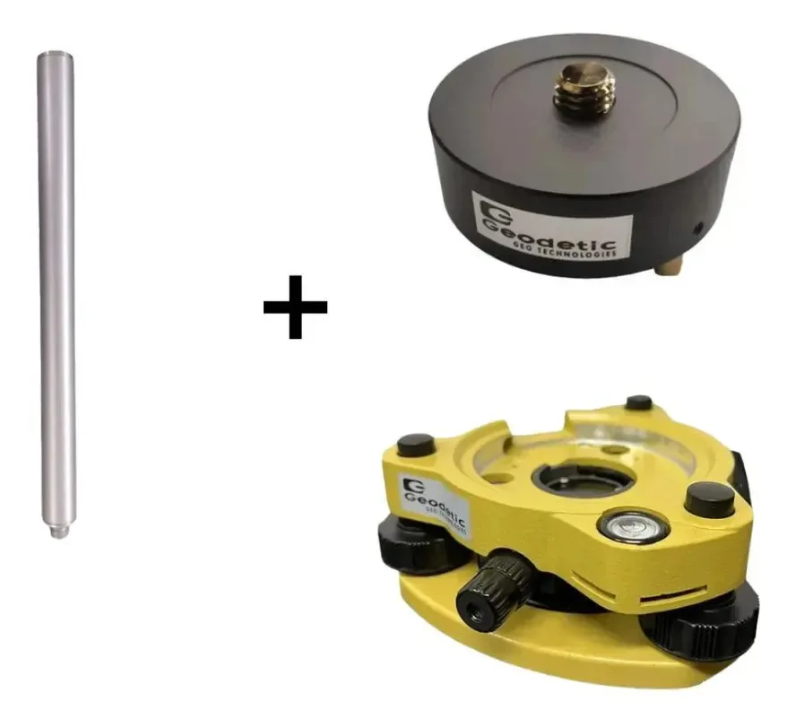 Kit Base Nivelante + Adaptador + Mini Bastão Gps