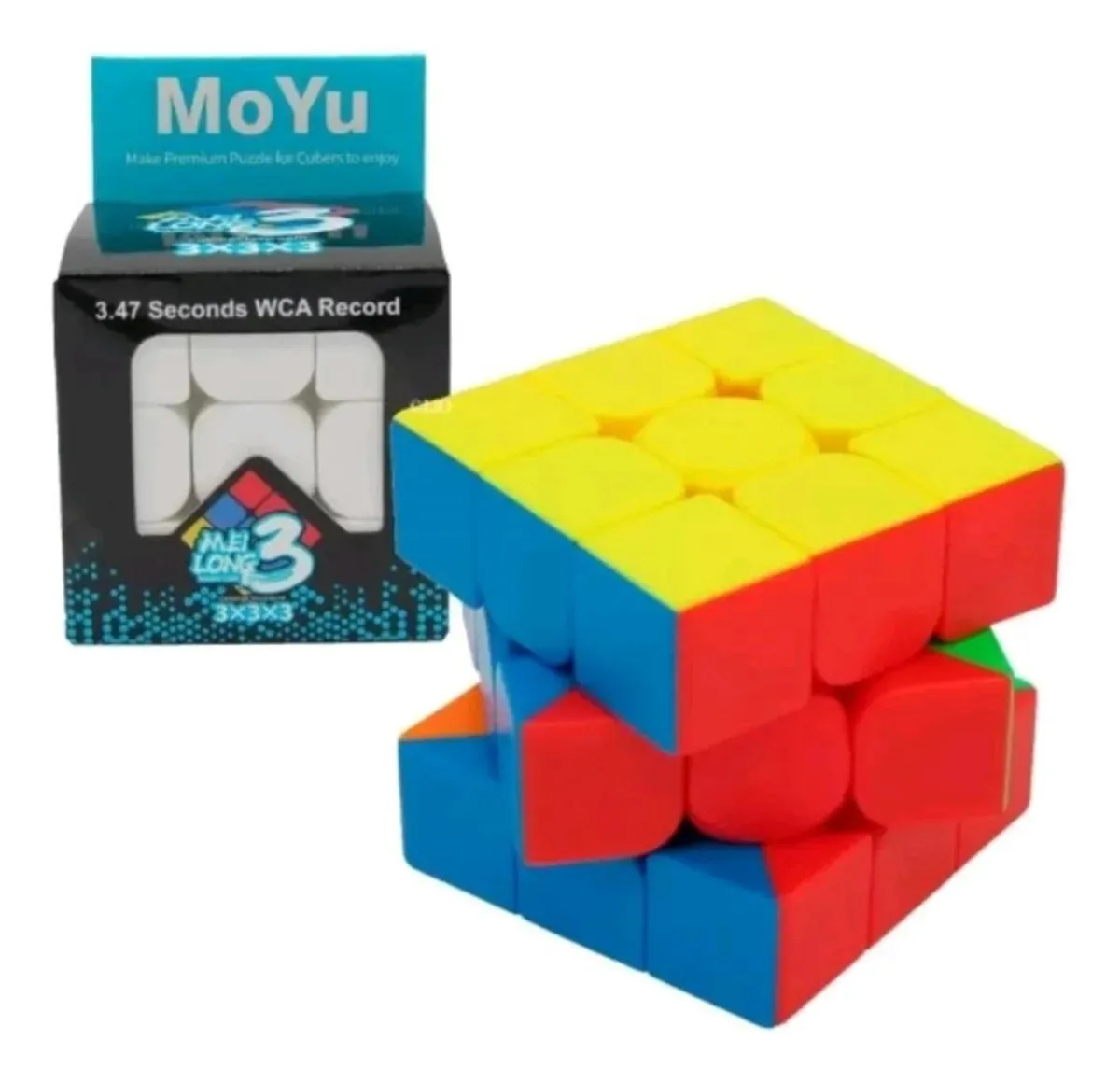 Brinquedo Cubo Magico 3x3 Moyu Colorido