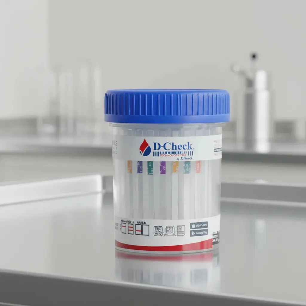 Testes rápidos Box C/25 para detecção de 7 medicamentos Urine Smallcup