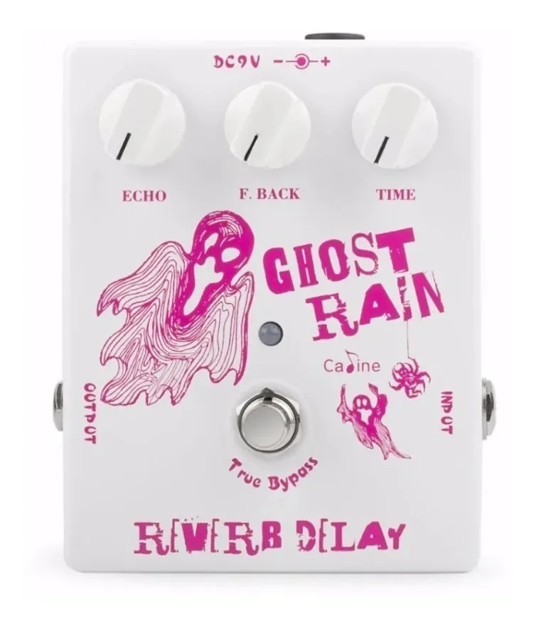 Pedal Caline Ghost Rain Reverb Delay + + Claro