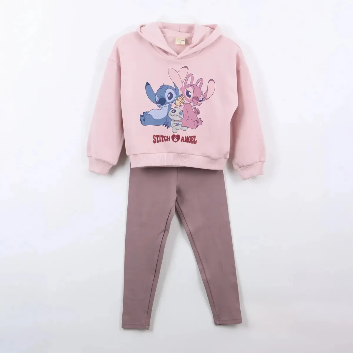 Conjunto de moletons Lilo & Stitch Pink Disney Pink Pink 4