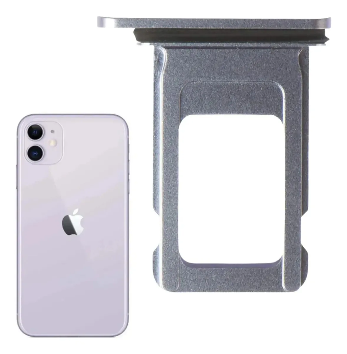 Gaveta Bandeja De Chip Compatível Com iPhone 11 Lilás