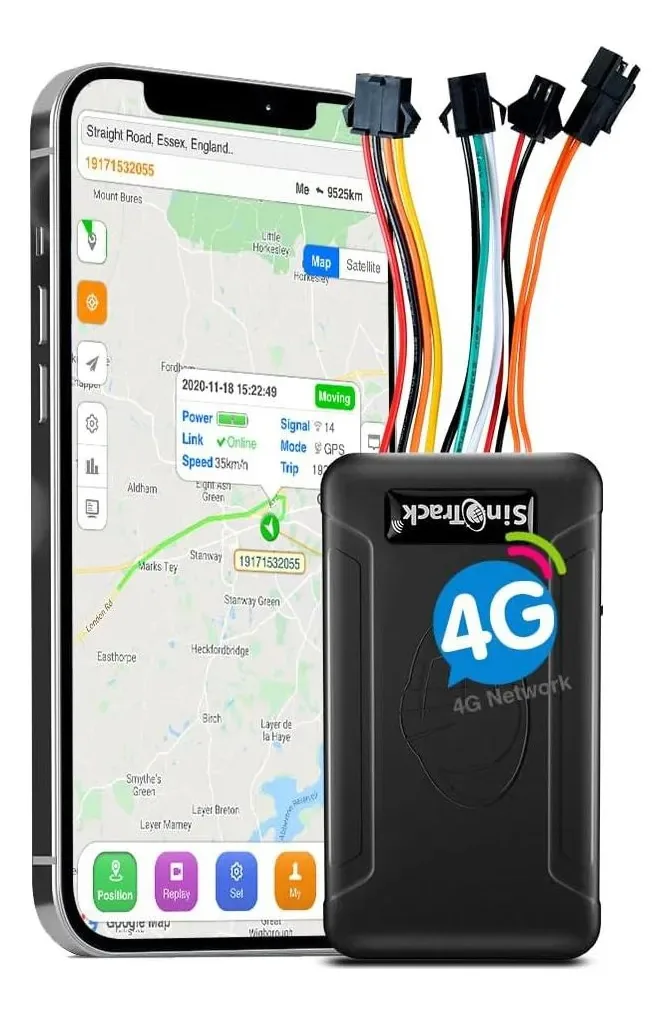 Rastreador GPS Sinotrack St-906l 4G com monitoramento de voz