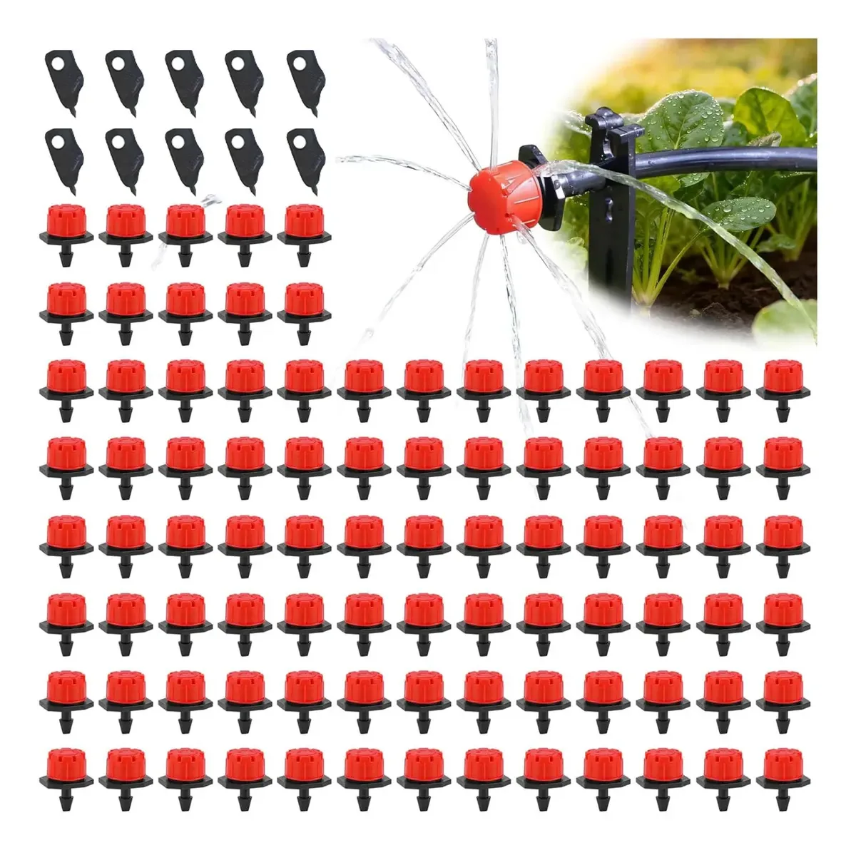 Conta-gotas ajustável de 1000 peças 0-70 L/h com perfurador