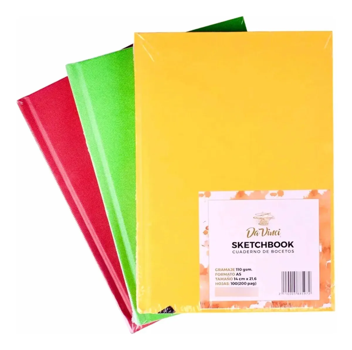 Caderno de esboços A5 110gsm. Arte de desenho de esboço - lindos artigos de papelaria