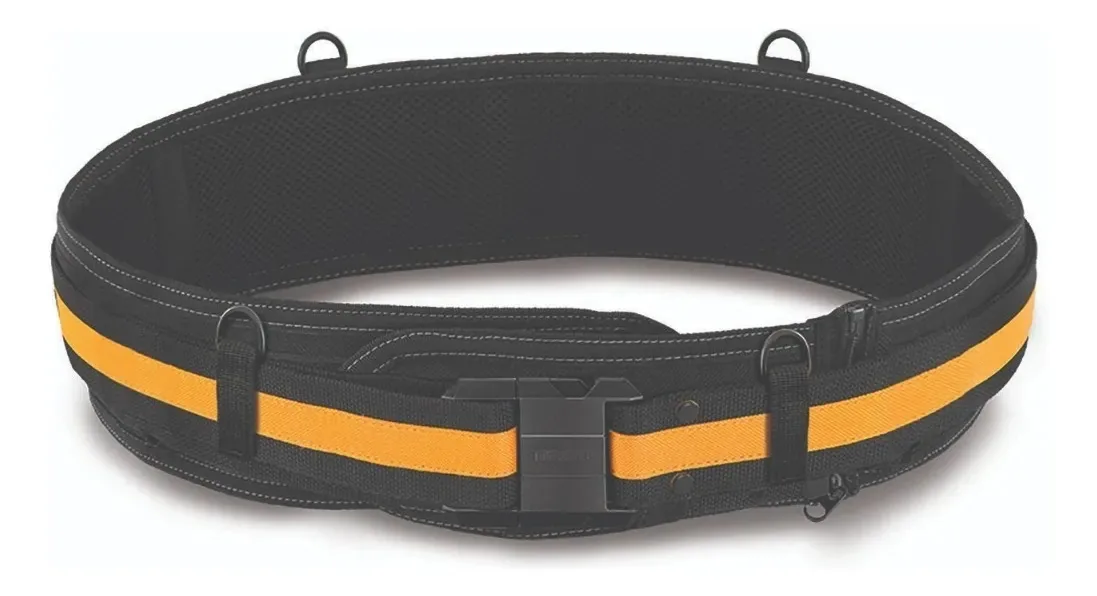 Cinto de ferramentas de linho resistente - preto