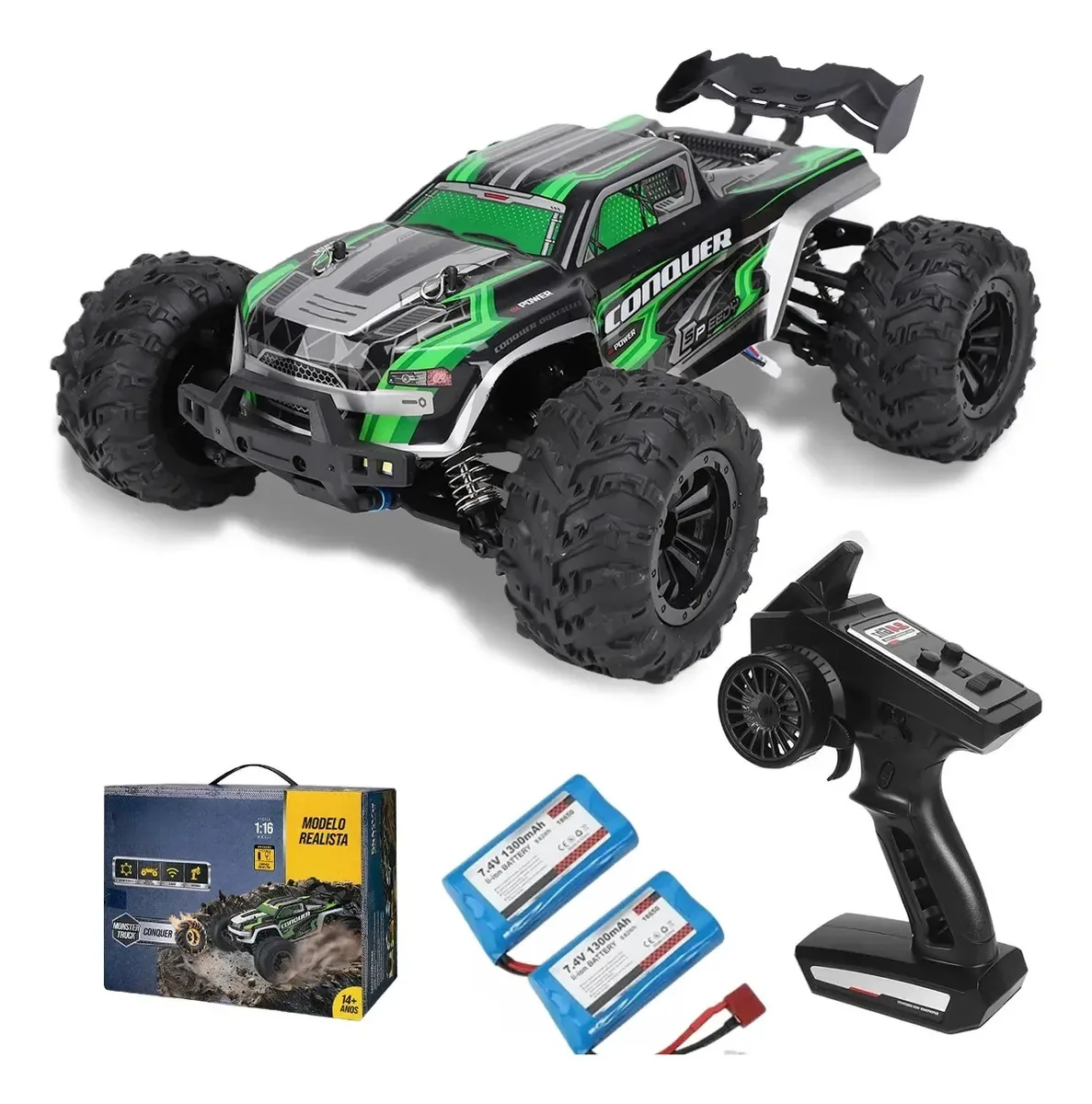 Buggy de Controle Remoto BLAS Conquer 4x4 Alta Velocidade