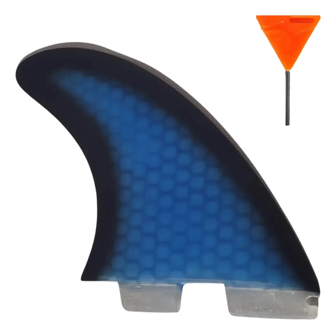 Quilha Para Prancha De Surf Prolite Fiberglass Padrão Fcs Ii Cor Azul Tamanho G