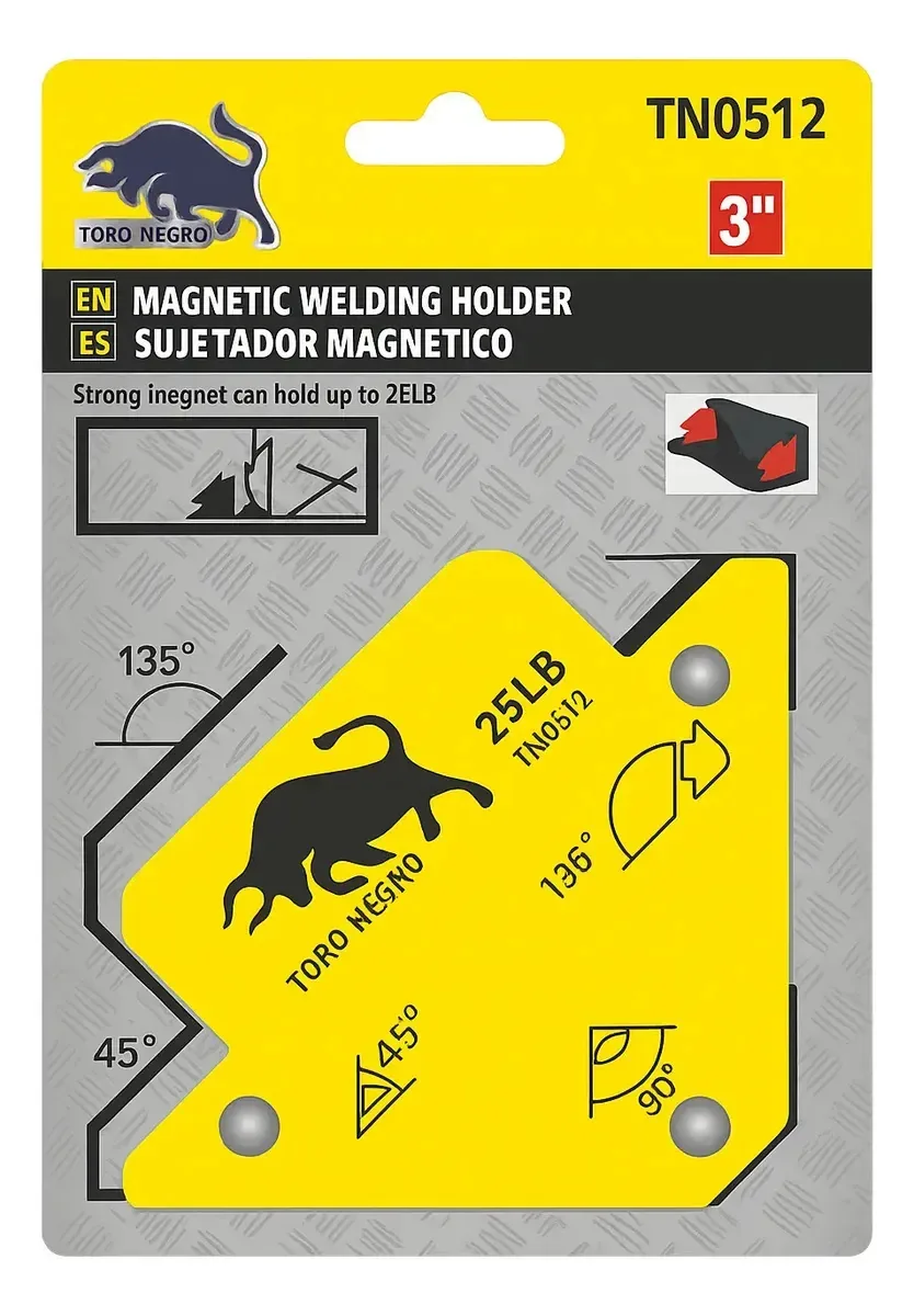 Suporte magnético para soldagem - Toro N de 3 polegadas