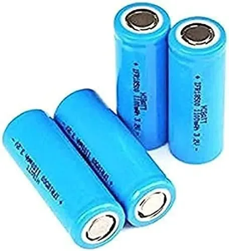 Ytiuofed - Bateria de lítio recarregável Lifepo4 de 3,2V 18500 1100mAh para luz solar LED. 4 unidades