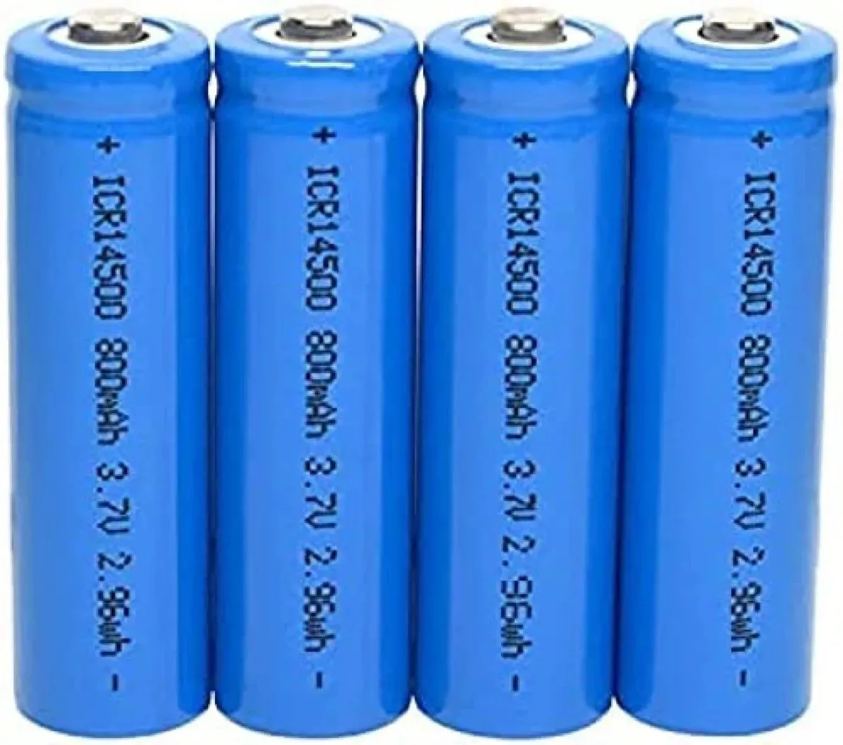 Bateria recarregável Nyasaa 3.7v 14500 Lifepo4 800mah 4 AA para luzes solares