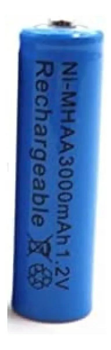 Bateria Nyasaa Aa Aa 1,2 V 3000 mAh Aa Ni-MH Bateria recarregável de 1,2 V Bateria solar Lanterna de jardim Lanterna LED, Pc 1