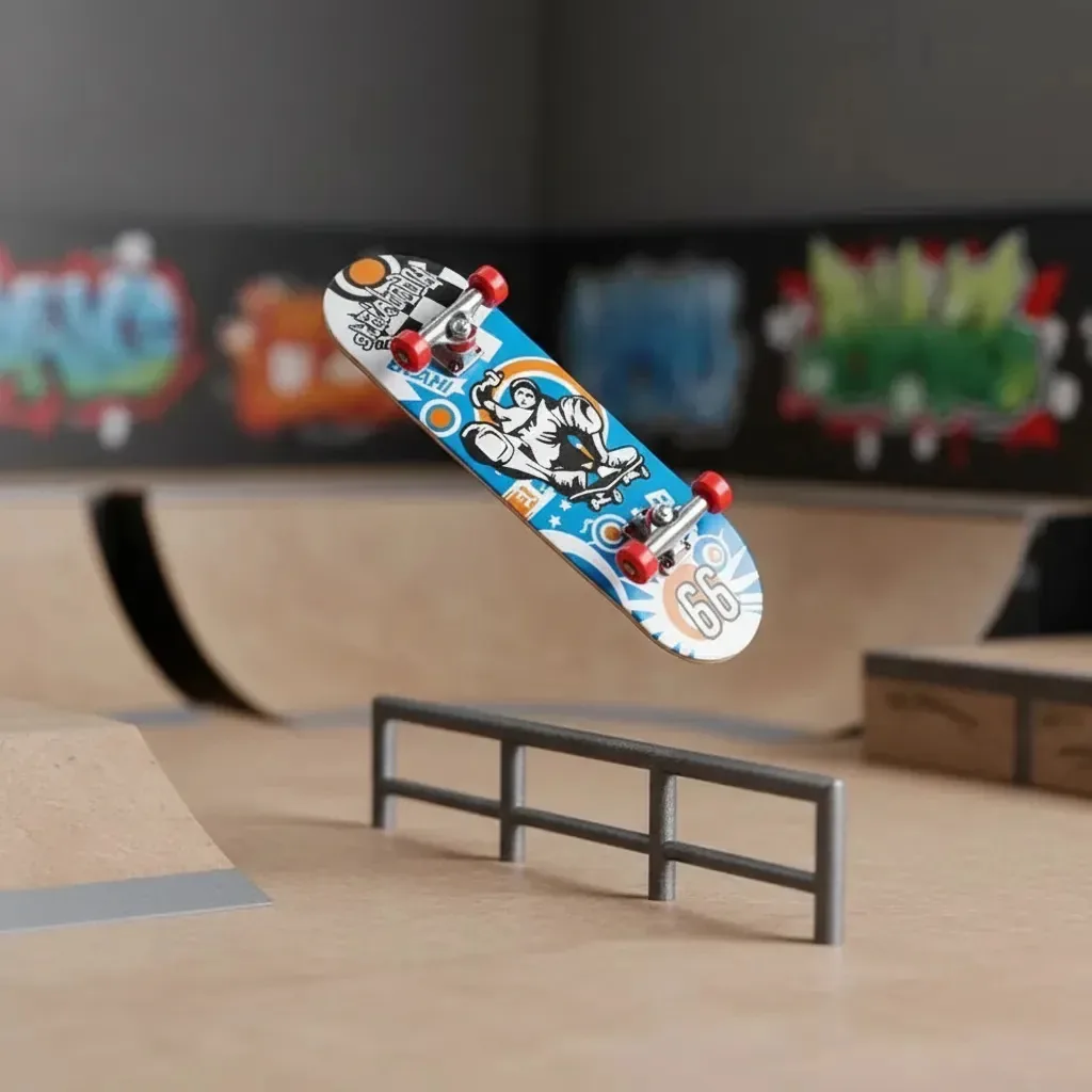 Finger Skate Finger Mini Toy Boy Multicolor Vermelho